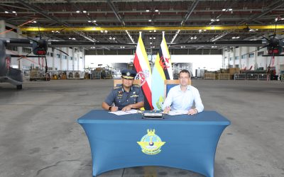 OFFICIAL HANDOVER OF TWO C295MW AIRCRAFT TO THE RBAirF