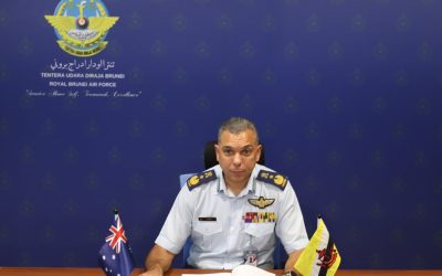 RBAirF COMMANDER RECEIVES INTRODUCTORY CALL FROM INCOMING CHIEF OF AIR FORCE ROYAL AUSTRALIAN AIR FORCE