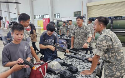 EDUCATIONAL VISIT FROM DEWAN BAHASA & PUSTAKA LIBRARY AND POLITEKNIK BRUNEI MILITARY CADETS TO RBAirF