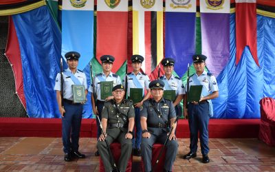 FIVE ROYAL BRUNEI AIR FORCE PERSONNEL COMPLETE COMPANY/SQUADRON SERGEANT MAJOR COURSE 01/2024