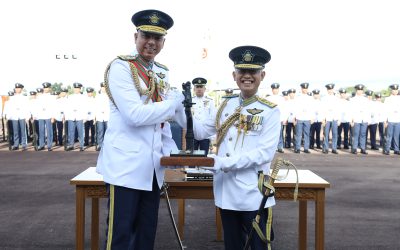 CHANGE OF COMMAND CEREMONY FOR THE RBAirF COMMANDER