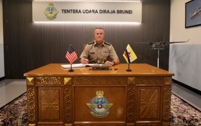 RBAirF COMMANDER RECEIVES COURTESY CALL FROM DEPUTY COMMANDER OF UNITED STATES INDO-PACIFIC COMMAND