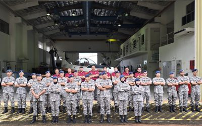 COMMANDANT TRAINING GROUP RBAirF SCHEDULED A WORKING VISIT TO 75 SQUADRON