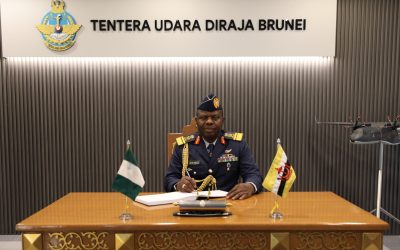 RBAirF COMMANDER RECEIVES COURTESY CALL FROM NIGERIAN DEFENCE ATTACHÉ (NON-RESIDENT) TO BRUNEI DARUSSALAM
