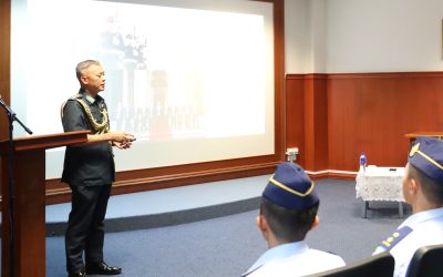 RBAirF COMMANDER LEADERSHIP SESSION WITH NEWLY COMMISSIONED OFFICERS OF INTAKE 23
