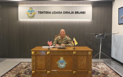 RBAirF COMMANDER RECEIVES INTRODUCTORY CALL FROM DEFENCE ATTACHÉ OF THE UNITED STATES OF AMERICA TO BRUNEI DARUSSALAM