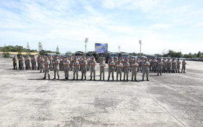 COMMANDER OF THE RBAirF CONDUCTS FIRST OFFICIAL VISIT TO NO. 2 WING, OPERATIONS GROUP