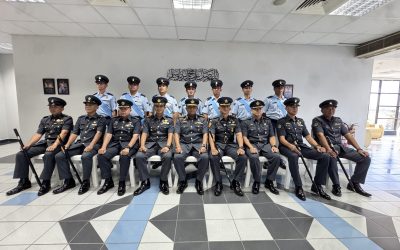 PROMOTION CEREMONY FOR EIGHT JUNIOR NON-COMMISSIONED OFFICERS