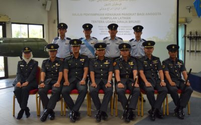PROMOTION CEREMONY FOR NON-COMMISSIONED OFFICERS OF TRAINING GROUP, ROYAL BRUNEI AIR FORCE