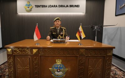RBAirF COMMANDER RECEIVES FAREWELL CALL FROM OUTGOING SINGAPOREAN DEFENCE ADVISER