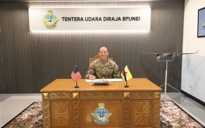 COMMANDER RBAirF RECEIVES FAREWELL CALL FROM U.S. DEFENCE ATTACHÉ TO BRUNEI DARUSSALAM