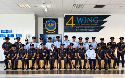 PROMOTION CEREMONY FOR TEN JUNIOR NON-COMMISIONED OFFICERS OF NO. 4 WING, SUPPORT GROUP, ROYAL BRUNEI AIR FORCE