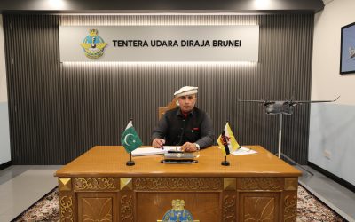 COURTESY CALL FROM THE HIGH COMMISSIONER OF THE ISLAMIC REPUBLIC OF PAKISTAN TO COMMANDER RBAirF