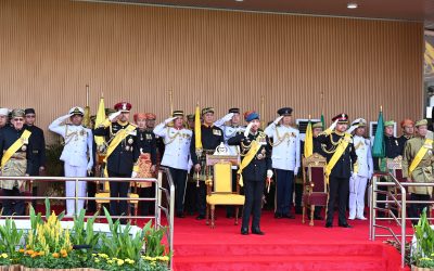 ROYAL BRUNEI AIR FORCE PARTICIPATES IN HIS MAJESTY’S 79TH BIRTHDAY CELEBRATION PARADE