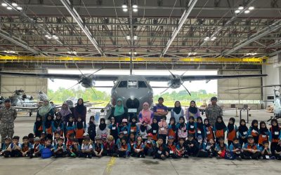PRIMARY SCHOOL RIMBA III, CLUSTER 3 VISIT TO ROYAL BRUNEI AIR FORCE (RBAirF)