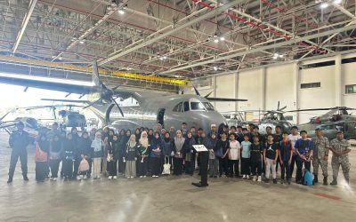 RBAirF EDUCATIONAL VISIT FROM SEKOLAH UGAMA PENGIRAN ANAK PUTERI MAJEEDAH BOLKIAH, KILANAS TO ROYAL BRUNEI AIR FORCE