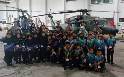 RBAirF EDUCATIONAL VISIT FROM SEKOLAH JUNJONGAN TO RIMBA AIR FORCE BASE