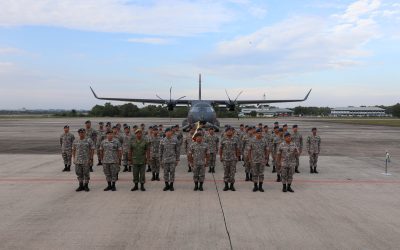 SENDING-OFF CEREMONY FOR EXCERSICE AIRGUARD 29/25 PARTICIPANTS TO THE REPUBLIC OF SINGAPORE