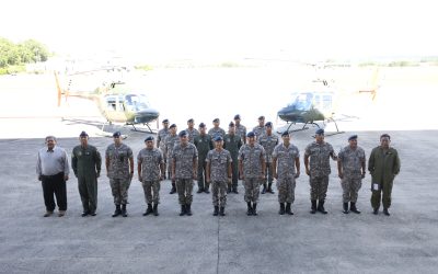COMMANDER RBAirF WORKING VISIT TO 73 SQUADRON AND 77 SQUADRON, NO. 7 WING, TRAINING GROUP.
