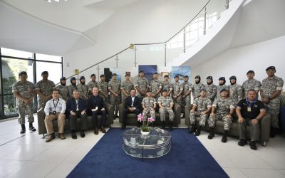 COMMANDER OF THE ROYAL BRUNEI AIR FORCE CONDUCTS INTRODUCTORY VISIT TO NO. 8 WING, TRAINING GROUP