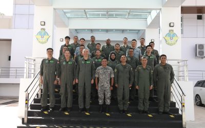 ROYAL BRUNEI AIR FORCE AND BRUNEI HELICOPTER DETACHMENT REPUBLIC OF SINGAPORE AIR FORCE CONDUCTED UNPRECEDENTED MIXED FORMATION SORTIE