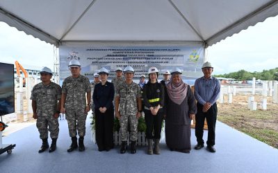 FOUNDATION LAYING CEREMONY FOR AIR DEFENCE CAPABILITY INFRASTRUCTURE, NO. 2 WING HEADQUARTERS, HANGAR 238 AND MRAD HANGAR