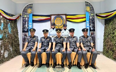 PROMOTION CEREMONY FOR JUNIOR NON-COMMISSIONED OFFICERS OF NO. 8 WING, TRAINING GROUP, ROYAL BRUNEI AIR FORCE