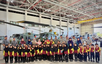 RBAirF EDUCATIONAL VISIT FROM SEKOLAH RENDAH TUNGKU CLUSTER 3 TO ROYAL BRUNEI AIR FORCE