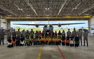 SEKOLAH RENDAH TUTONG KEM, KLUSTER 5 VISIT TO ROYAL BRUNEI AIR FORCE