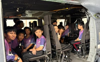 EDUCATIONAL VISIT FROM PULAIE PRIMARY SCHOOL, CLUSTER 3 AND LUMUT PRIMARY SCHOOL, BELAIT TO ROYAL BRUNEI AIR FORCE