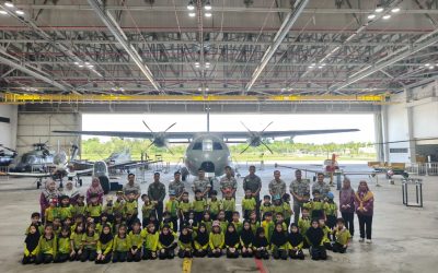 PERTAMA TUTONG PRIMARY SCHOOL VISIT TO ROYAL BRUNEI AIR FORCE