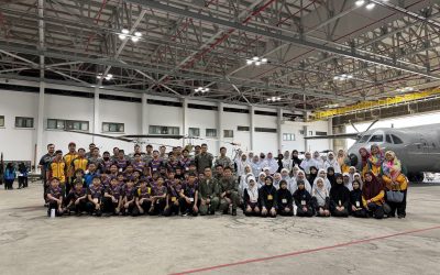 EDUCATIONAL VISIT FROM SEKOLAH RENDAH DATO MOHD YASSIN, KLUSTER 2 AND SEKOLAH RENDAH LAMBAK KANAN TO ROYAL BRUNEI AIR FORCE