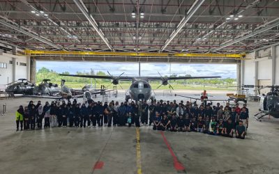 PADUKA SERI BEGAWAN SULTAN OMAR ‘ALI SAIFUDDIEN RELIGIOUS SCHOOL, KUALA BELAIT VISIT TO ROYAL BRUNEI AIR FORCE