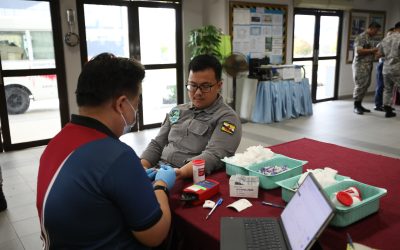 ROYAL BRUNEI AIR FORCE BLOOD DONATION CAMPAIGN IN CONJUNCTION WITH THE 65TH ANNIVERSARY OF THE ROYAL BRUNEI ARMED FORCES