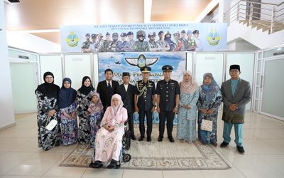 PILOT WING PRESENTATION CEREMONY FOR STUDENT PILOT OF 73 SQUADRON, NO.7 WING, TRAINING GROUP