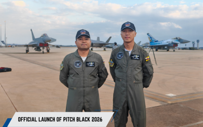 DUA JURUTERBANG TENTERA UDARA DIRAJA BRUNEI  SERTAI EKSESAIS PITCH BLACK 2026