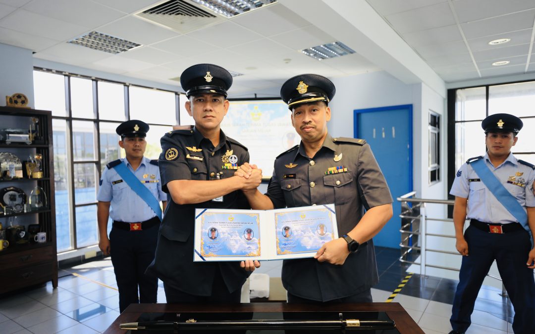 HANDOVER CEREMONY OF THE WING SERGEANT MAJOR OF NO.4 WING, RBAirF