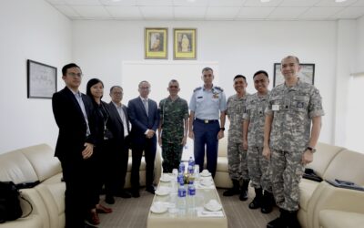 RBAirF COMMANDER RECEIVES OFFICE CALL FROM PT DIRGANTARA INDONESIA