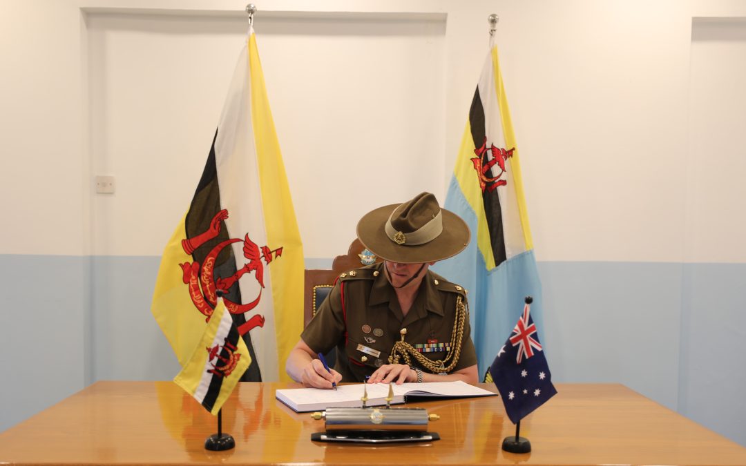 RBAirF COMMANDER RECEIVES INTRODUCTORY CALL FROM THE NEW RESIDENT DEFENCE ADVISER OF AUSTRALIA TO BRUNEI DARUSSALAM