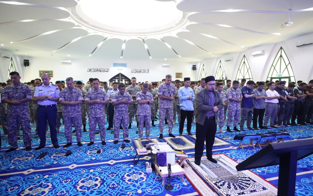 THE ROYAL BRUNEI AIR FORCE HOLDS THE SUNAT HAJAT PRAYER TO SEEK PROTECTION FOR C295MW FLIGHT CREW