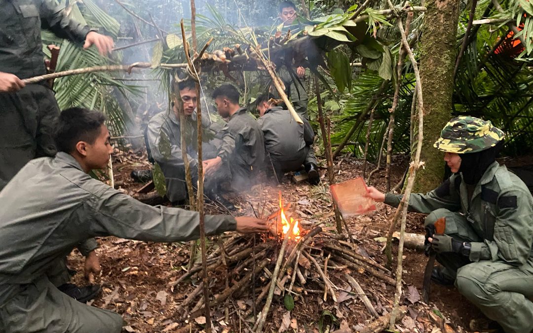 JUNGLE SURVIVAL TRAINING AND RESCUE SIMULATION FOR STUDENT PILOTS AND ABINITIO CREWMAN SESSION 01/2024