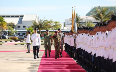 HIS MAJESTY SULTAN HAJI HASSANAL BOLKIAH MU’IZZADDIN WADDAULAH IBNI AL-MARHUM SULTAN HAJI OMAR ‘ALI SAIFUDDIEN SA’ADUL KHAIRI WADDIEN, SULTAN AND YANG DI-PERTUAN OF BRUNEI DARUSSALAM GRACED THE INTRODUCTION TO SERVICE CEREMONY OF RBAirF  C295MW AIRCRAFT