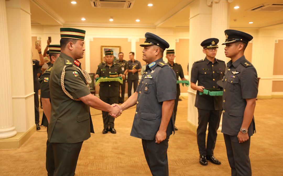 PROMOTION CEREMONY FOR 01 RBAirF SENIOR OFFICER
