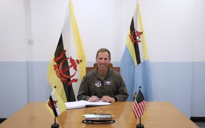 RBAirF COMMANDER RECEIVES COURTESY CALL FROM AIR NATIONAL GUARD ASSISTANT TO THE PACAF COMMANDER