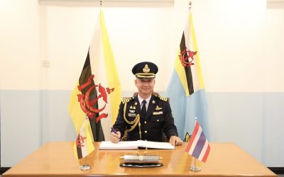 RBAirF COMMANDER RECEIVES INTRODUCTORY CALL FROM THE THAILAND AIR ATTACHÉ TO BRUNEI DARUSSALAM