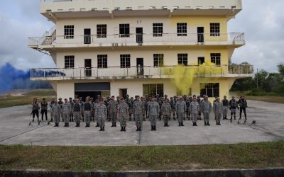 BADGE PRESENTATION CEREMONY FOR BASIC BASE DEFENCE COURSE SERIAL 2 SESSION 2023/2024