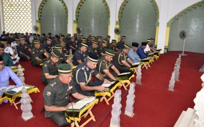 RBAirF JOINS MINISTRY OF DEFENCE FOR READING OF SURAH YASSIN AND TAHLIL CEREMONY AT THE ROYAL MAUSOLEUM