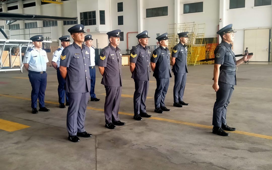PROMOTION CEREMONY FOR SENIOR NON-COMMISSIONED OFFICERS OF SUPPORT GROUP, RBAirF