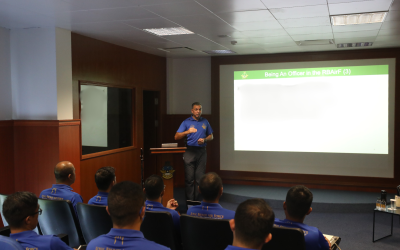 RBAirF MIDDLE MANAGEMENT OFFICERS SESSION WITH RBAirF COMMANDER