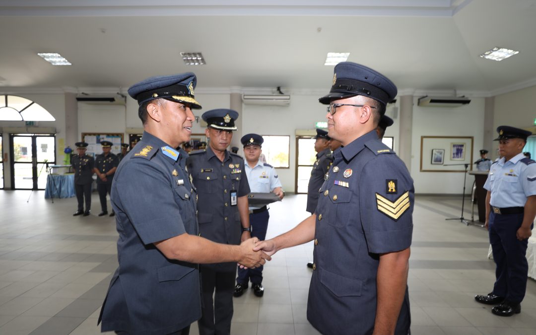 PROMOTION CEREMONY FOR 12 ROYAL BRUNEI AIR FORCE HEADQUARTERS PERSONNEL